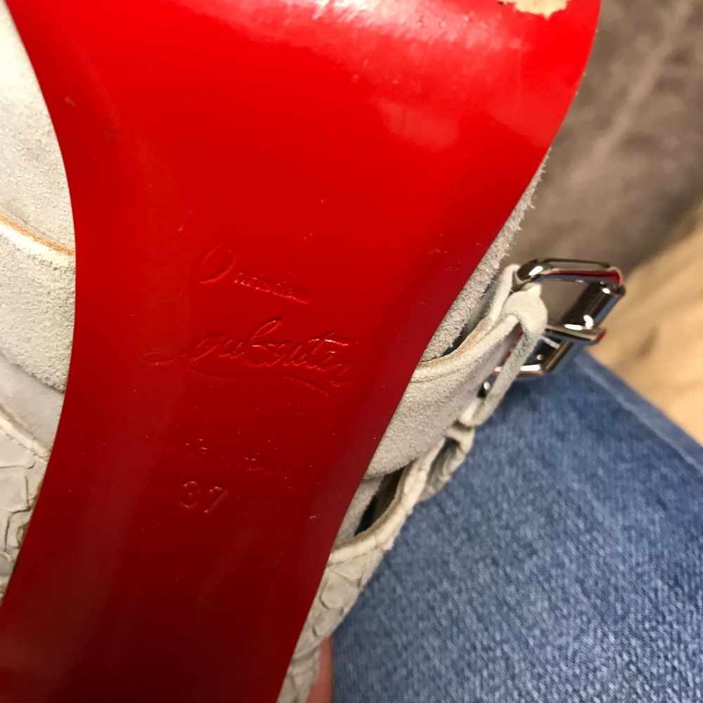 RARE Christian Louboutin Slouch Suede Boots - Picture 6 of 7